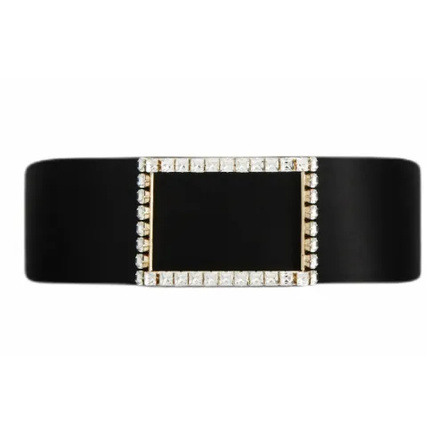 Roger Vivier 100% Лента Ремни Черные Женские