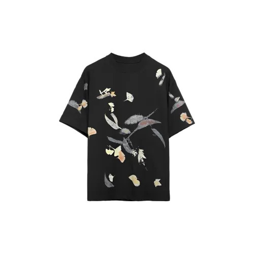 RAYSHOW Мужские черные T-рубашки