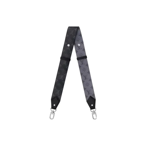 LOUIS VUITTON Покрытый холст Сумка Ремень Мужской Черный Серый