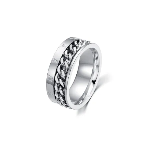 TEEX Кольца из титана и стали для мужчин