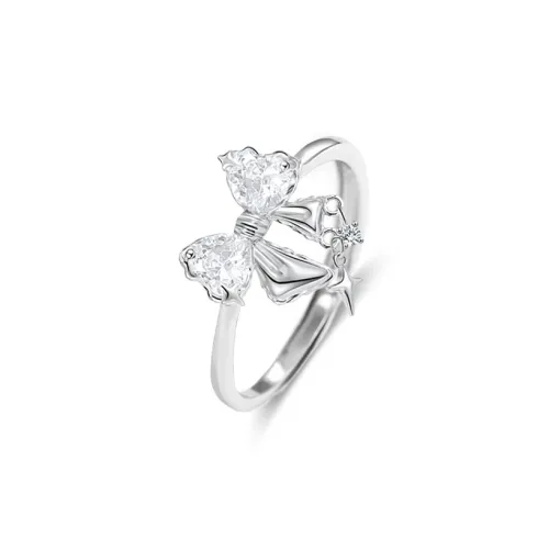 Love Link Сплав Кольца Унисекс Серебристо-белый