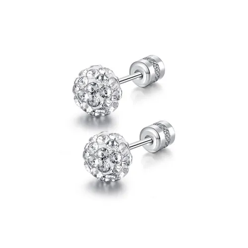 VERENA REINE Титановые стальные серьги-гвоздики для женщин