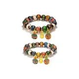 Парный браслет с бусинами (1 пара)