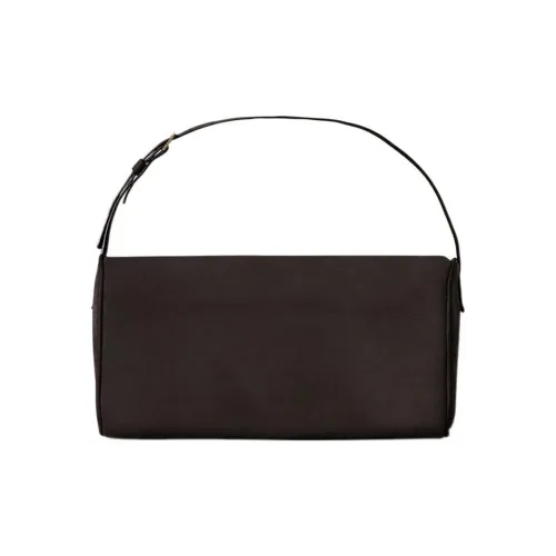 THE ROW 90's Кожа Плечевая сумка Сумка Женская Древесный Коричневый