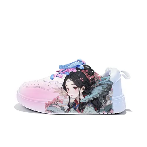 Cold Cicadas Yesterday Легкие и Дышащие Низкие Кроссовки для Скейтбординга Унисекс Белый Розовый Синий