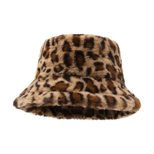 NOMK Полиэстер Ведрообразные Шляпы Женские Кофейные