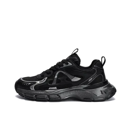 JEEP SPIRIT Низкий топ массивные кроссовки мужской графитовый серебряный