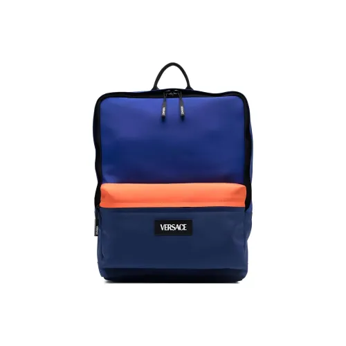 VERSACE Полиэстер Телячья кожа Рюкзак Детский Синий