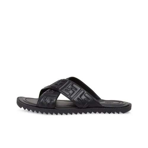FENDI Стильный Sandal Men's Black