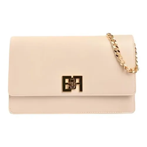 Elisabetta Franchi Полиуретан Полиэстер Сумка Сумка через плечо Сумка через плечо Женская Бежевая