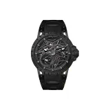 Черный корпус, черный ремешок