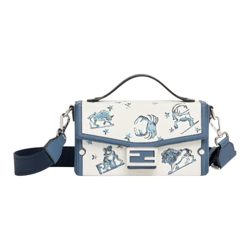 FENDI Сумка через плечо из кожи мужская многоцветная