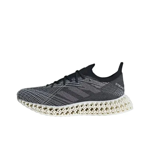 Adidas 4D FWD Slip-resistant Abrasion-resistant Low-top Беговые кроссовки Женские Черный Серый