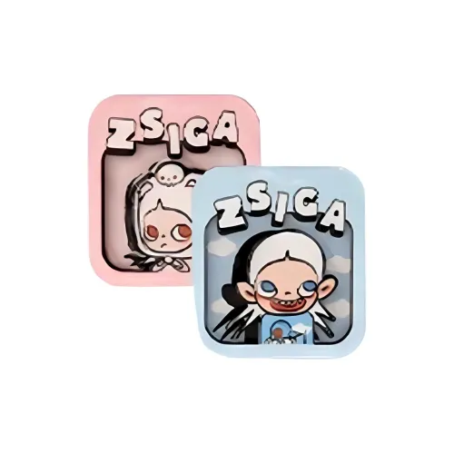 POP MART Коллаборация Zsiga Деревянный Холодильник Магнит Trend Основанные Продукты