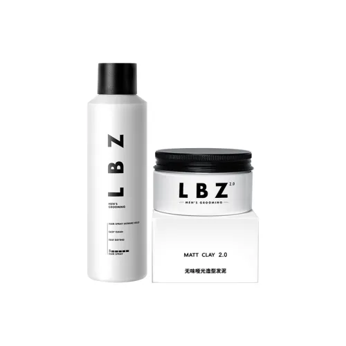 LBZ Мужской Без запаха Матовый Волосы Глина Длинный Сдерживающий Натуральный Объемный Укладка
