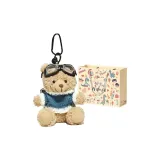 Синий и белый - бурый медведь - цвет коробка - позиционирование стиля