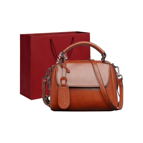 Old Man's Head Сумка из коровьей кожи сумка через плечо сумка через плечо средний размер женский коричневый