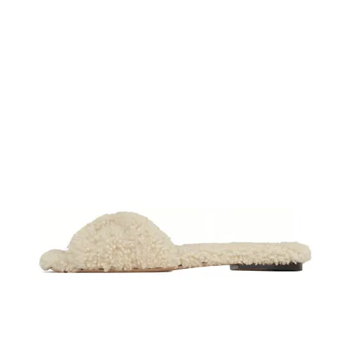 SAINT LAURENT Tribute Слипоны Женские Белые