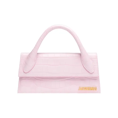 Jacquemus Le Chiquito Телячья кожа Сумка через плечо Сумка Женская Светло-розовая