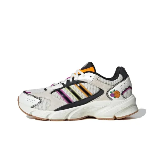 Adidas CRAZYCHAOS 2000 Slip-resistant Abrasion-resistant Low Top Беговые кроссовки Унисекс Белый Черный