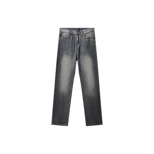 WIIPSOLID Синие Унисекс Джинсы