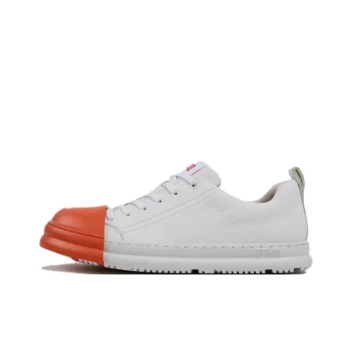 CAMPER Junction противоскользящие низкие кроссовки для скейтбординга белые апельсиновые