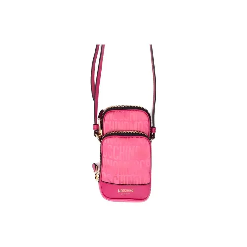 MOSCHINO Хлопок с Полиэстер Одно плечо Через плечо Чехол для телефона Женские Розовый
