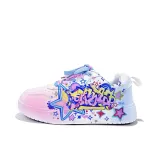 Белый, розовый, голубой - Граффити, звезды - ZLA2154D-FL1