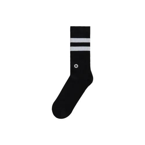 KITH Collaboration 1 Pack Черный Белый Мужской MID Носки до икры