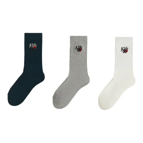 KITH Collaboration 3 Pack Multicolor Men's MID Shin Stockings