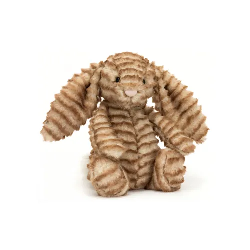 JELLYCAT Shy Collection Bashful Luxe Кролик Juniper Куклы Плюшевая кукла 23 см Высота в сидячем положении