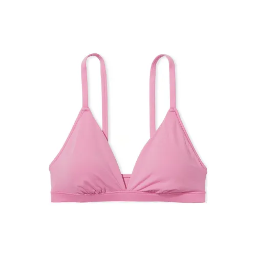 Victoria's Secret Розовый Bralettes Бюстгальтер Tops Подкладочная ткань Хлопок Треугольный Bralette MP Бюстгальтер Женский Розовый