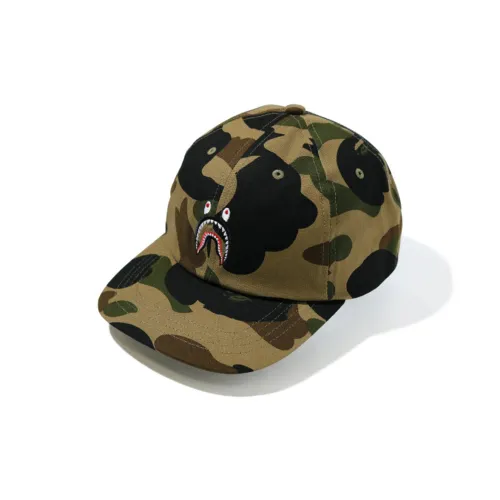 A BATHING APE Хлопок Бейсболка Зеленая Унисекс