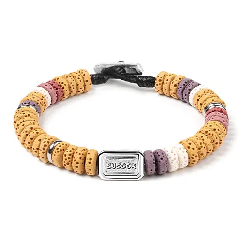 SUSOOK Браслеты из вулканического камня Унисекс Стиль Майярд Цветовая схема