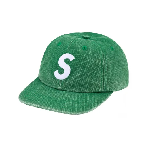 Supreme 100% хлопковый холст Кепки Унисекс Зеленый