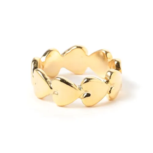 BEAMS Латунь Эпоксидная смола Кольца Женские Золото