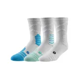 3 упаковки (Белый + Белый, Зеленый + Белый, Синий)