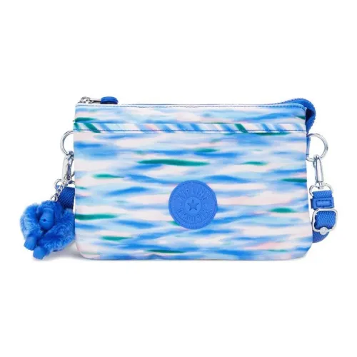 Kipling Переработанный полиамид Сумка через плечо Унисекс Разбавленный синий