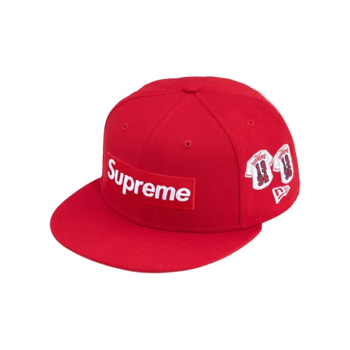 Supreme x New Era Кепки Унисекс Red