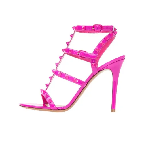 Valentino Rockstud One Ремешок Сандалии Женские Фиолетовые