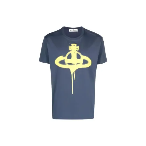 Vivienne Westwood Haze Синий Мужской T-Рубашка