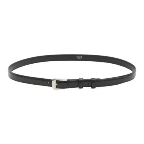 CELINE Телячья кожа Кожаные ремни Мужской Черный