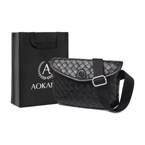 AOKANG Сумка через плечо из коровьей кожи Маленькая Женская Классическая Черная Экрю Серый Зеленый