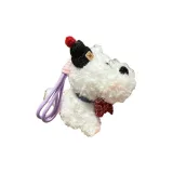 Красный в клетку, свинцовый, украшение для собаки