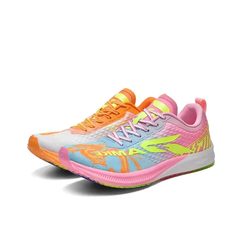 PANKE Беговые кроссовки Низкий Верх Несовпадающие Синий Розовый Дракон+ORANGE DRAGON Унисекс