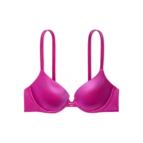 Victoria's Secret Very Sexy Розовый Кружевной Бюстгальтер PUSH Up Outrageous Розовый Бюстгальтер Женские Vivid Pink