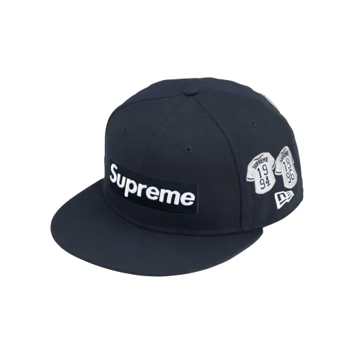 Supreme x New Era Кепки Унисекс Blue