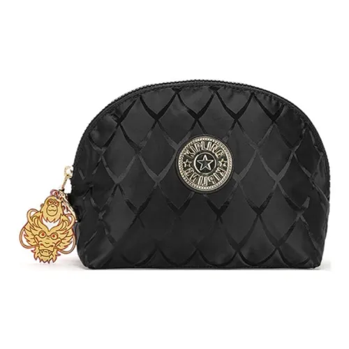 Kipling Полиэстер Косметичка Клатч Маленький Женский Черный Дракон Жаккард