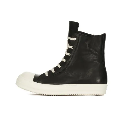 RICK OWENS RO Высокие Кроссовки для скейтбординга Женские Черные