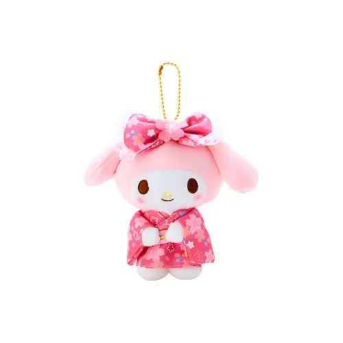 Санрио My Melody Вишневый цветок Кукла Плюшевая Подвеска 13 см Рекомендуемый рост
